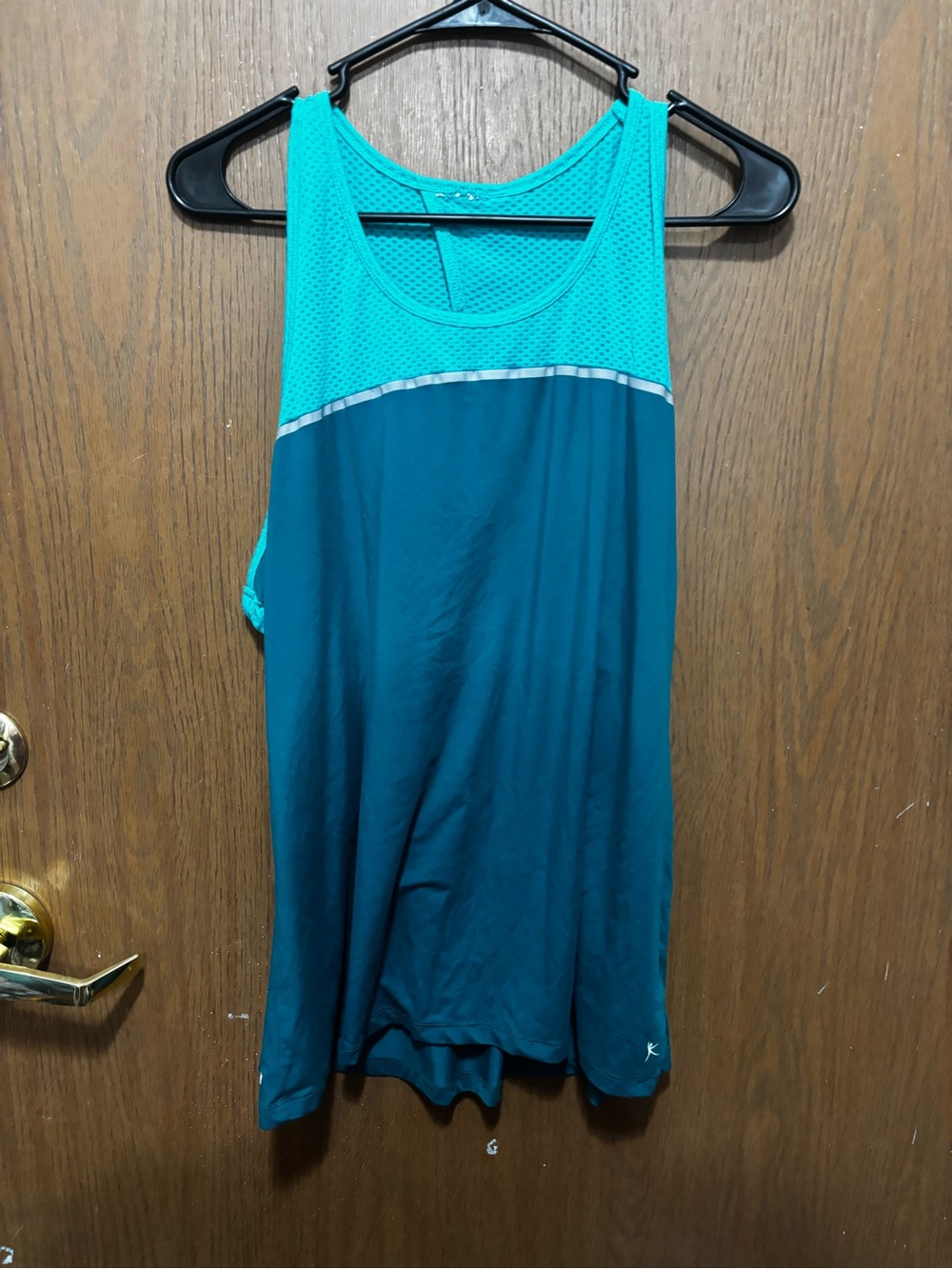 Women’s Teal Mesh Athletic Tank Top